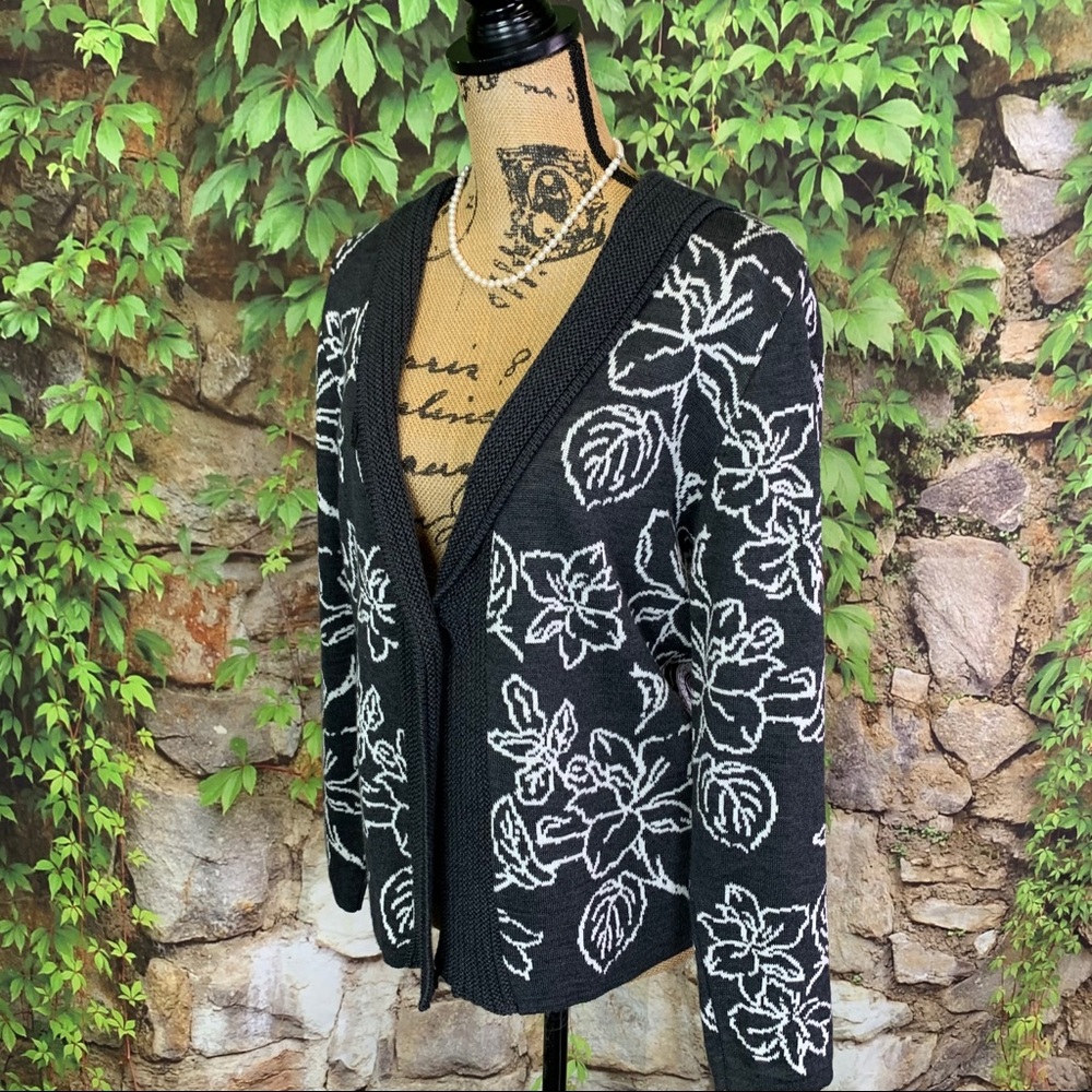 Skovhuus Gray Patterned Single-Button Front Danis… - image 5